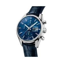 Clearance Carrera Chronograph blå 41 mm Til Han