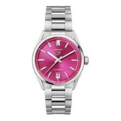 Online Carrera Date 36 mm rosa Til Henne