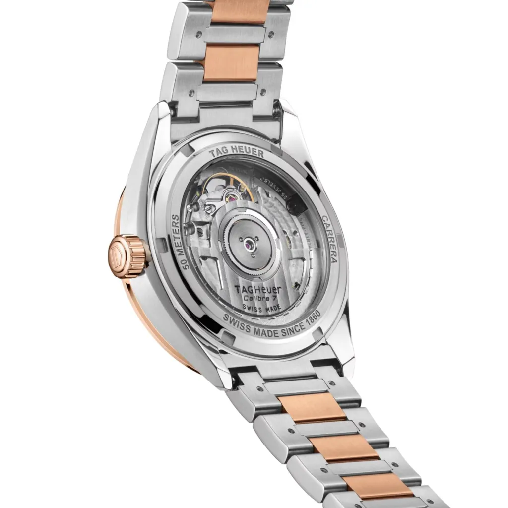 Fashion Carrera Date Automatic rustfritt stål og gull 36 mm Til Henne