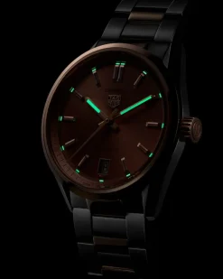 Fashion Carrera Date Automatic rustfritt stål og gull 36 mm Til Henne