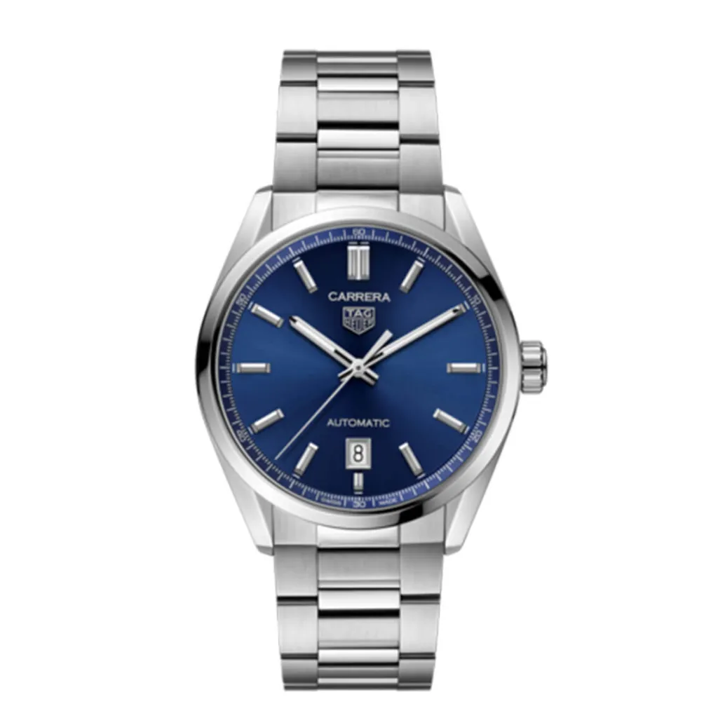 Fashion Carrera Date blå 39 mm Til Han