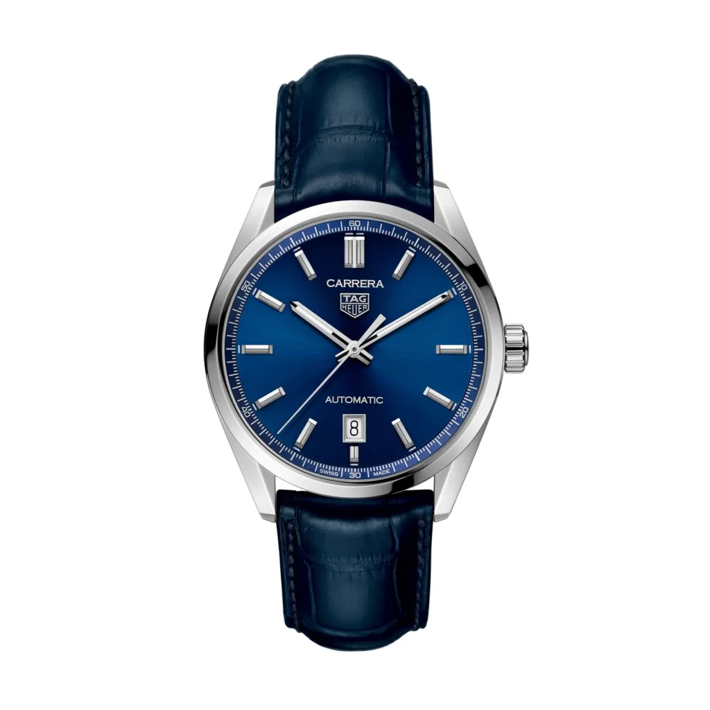 Discount Carrera Date blå 39 mm Til Han