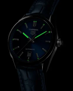 Discount Carrera Date blå 39 mm Til Han