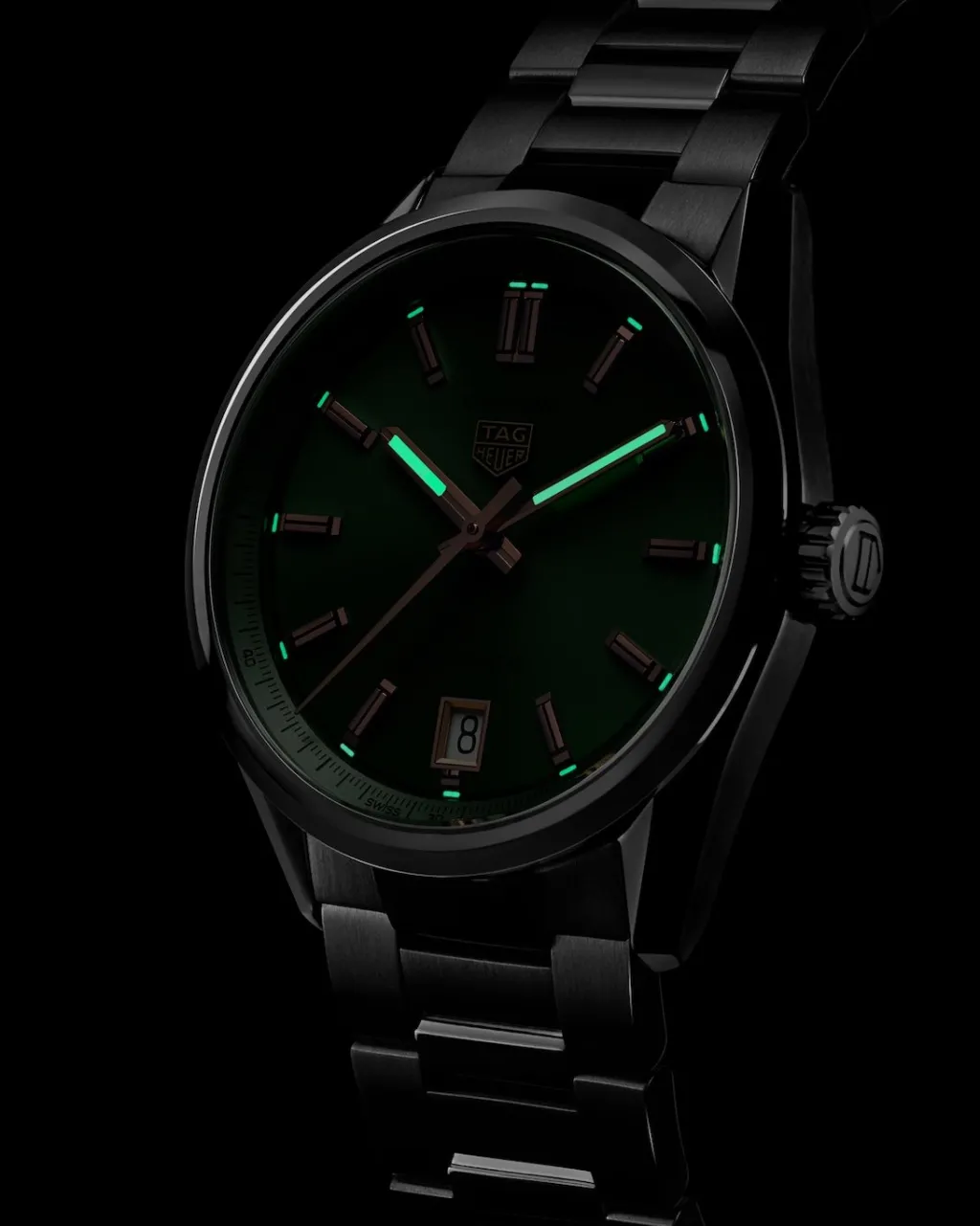 Clearance Carrera Date grønn 36 mm Til Henne