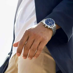 Fashion Carrera Elegant Automatic 42 mm blå skive Til Han