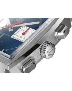 Outlet Monaco Chronograph blå 39 mm Til Han
