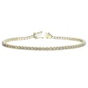 Discount Tennisarmbånd 2,00 ct gult gull Armbånd