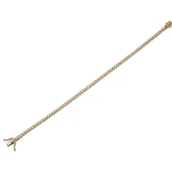 Discount Tennisarmbånd 2,00 ct gult gull Armbånd
