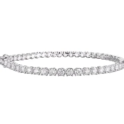 Clearance Tennisarmbånd 4,00 ct i hvitt gull Armbånd