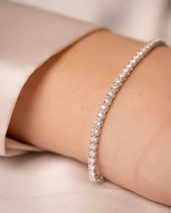 Clearance Tennisarmbånd 2,00 ct i hvitt gull Armbånd
