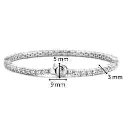 Hot armbånd i sølv med cubic zirkonia Armbånd