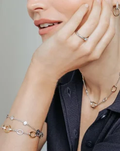 Discount armbånd med ovale anheng Armbånd