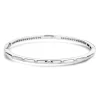 Sale armring i rhodinert sølv med cubic zirkonia Armbånd