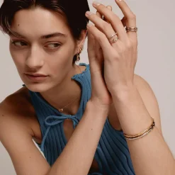 Sale armring i rhodinert sølv med cubic zirkonia Armbånd