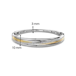 New armring i sølv og forgylt sølv Armbånd