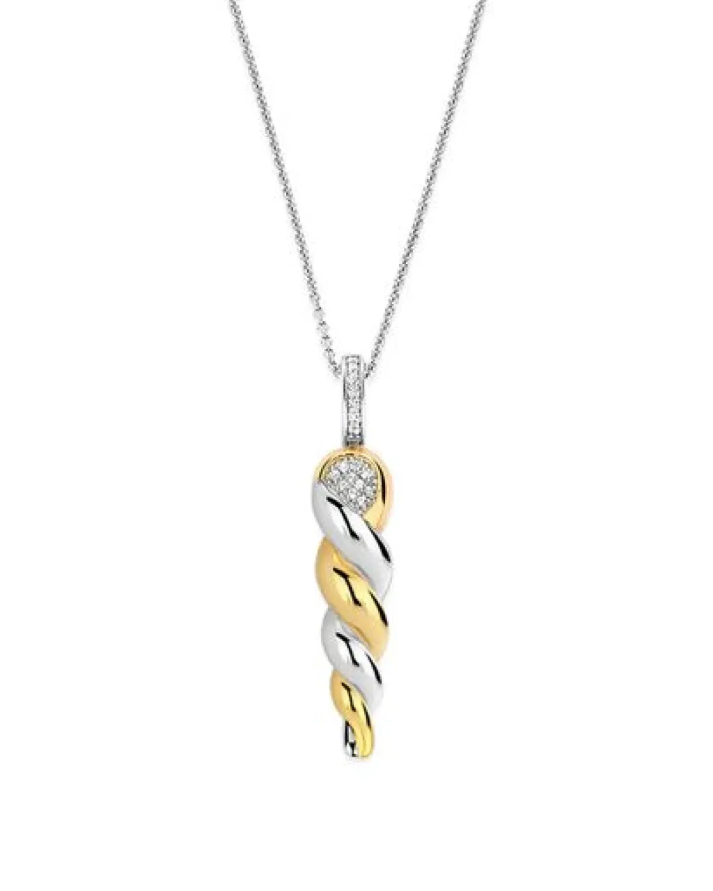 Clearance dråpeanheng i sølv med cubic zirkonia Halssmykker