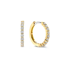 Sale forgylt sølvøreringer med cubic zirkonia Ørepynt