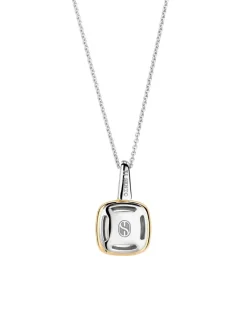 Outlet kjede med perlemor og cubic zirkonia Halssmykker