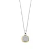 Outlet kvadratisk halssmykke med cubic zirkonia Halssmykker