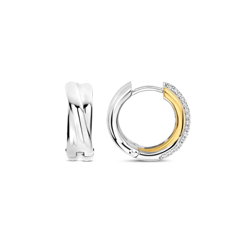 Discount ørepynt i sølv med cubic zirkonia Ørepynt