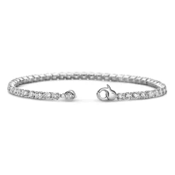 Outlet tennisarmbånd i sølv med cubic zirkonia Armbånd