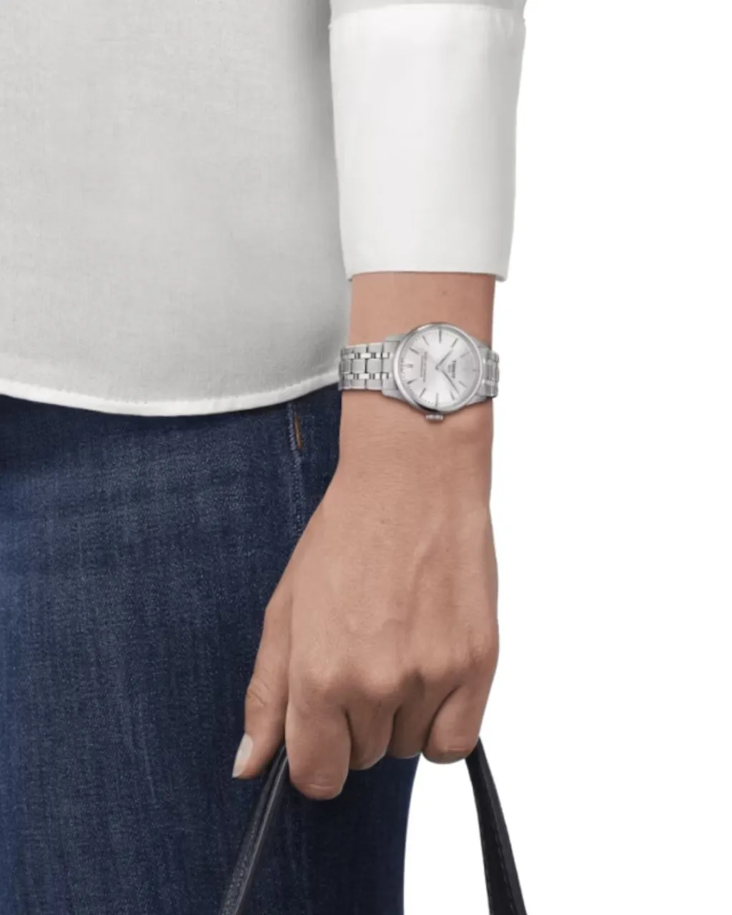Clearance Chemin Des Tourelles Powermatic 80 sølvfarget 34 mm Til Henne