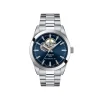 Clearance Gentleman Powermatic 80 blå 40 mm Dressklokker | Til Han