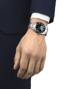 Clearance Gentleman Powermatic 80 blå 40 mm Dressklokker | Til Han