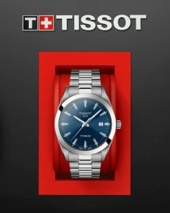 Discount Gentleman Titanium Quartz Blå 40 mm Til Han