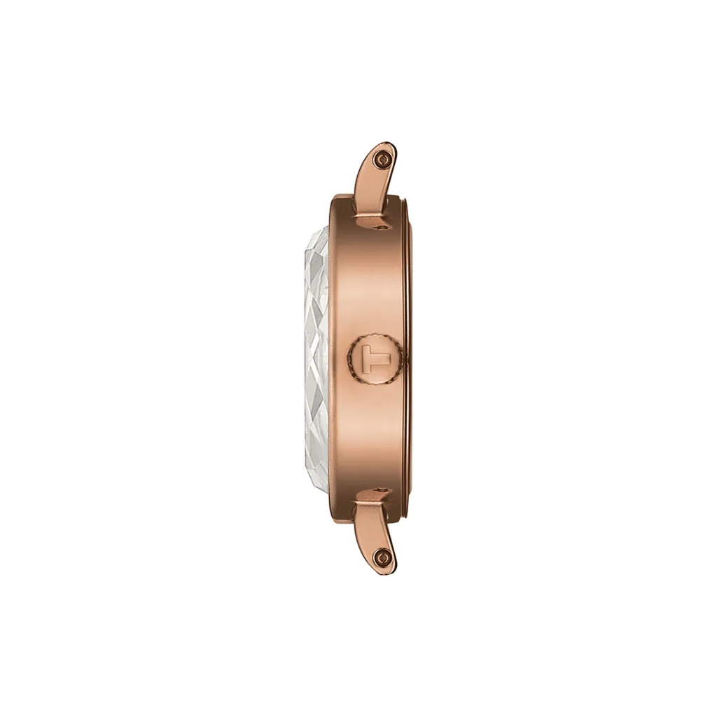 Hot Lovely Round rosé hvit perlemor 19,5 mm Til Henne