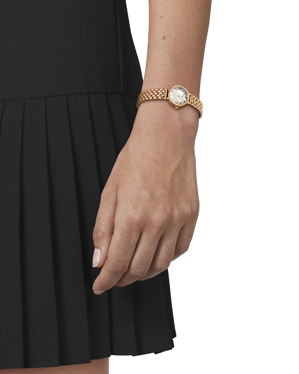 Hot Lovely Round rosé hvit perlemor 19,5 mm Til Henne