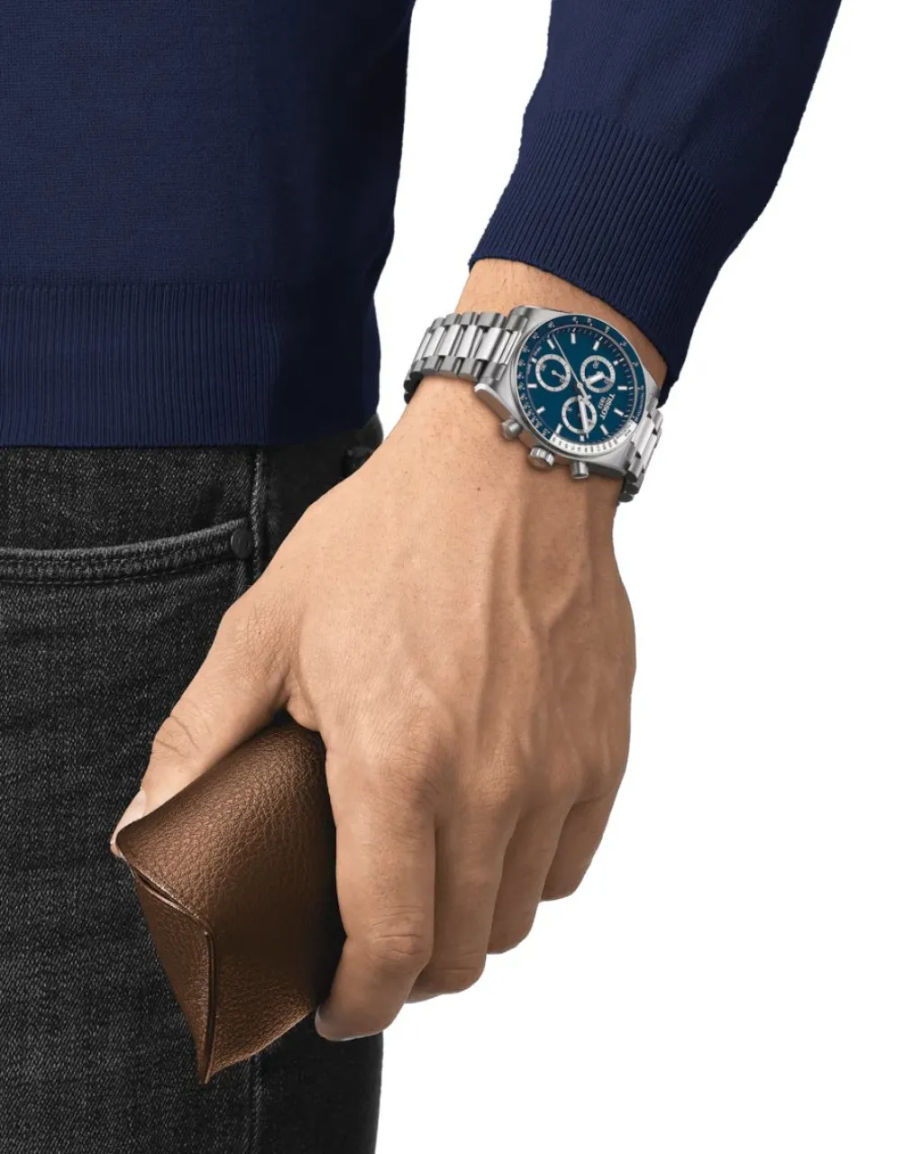 Sale PR516 Chronograph 40 mm blå Til Han