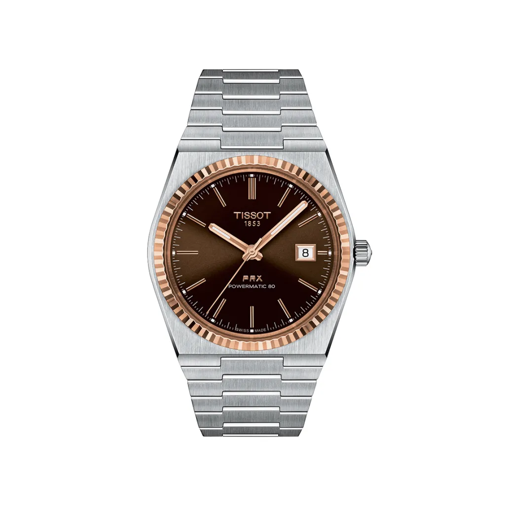 Sale PRX Powermatic 80 brun/sort 40 mm Two Tone Klokker | Til Han