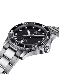 Online Seastar 1000 40 mm stål og svart Dykkerklokker | Dykkerklokker