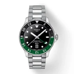 Online Seastar 1000 Quartz GMT sort Til Han