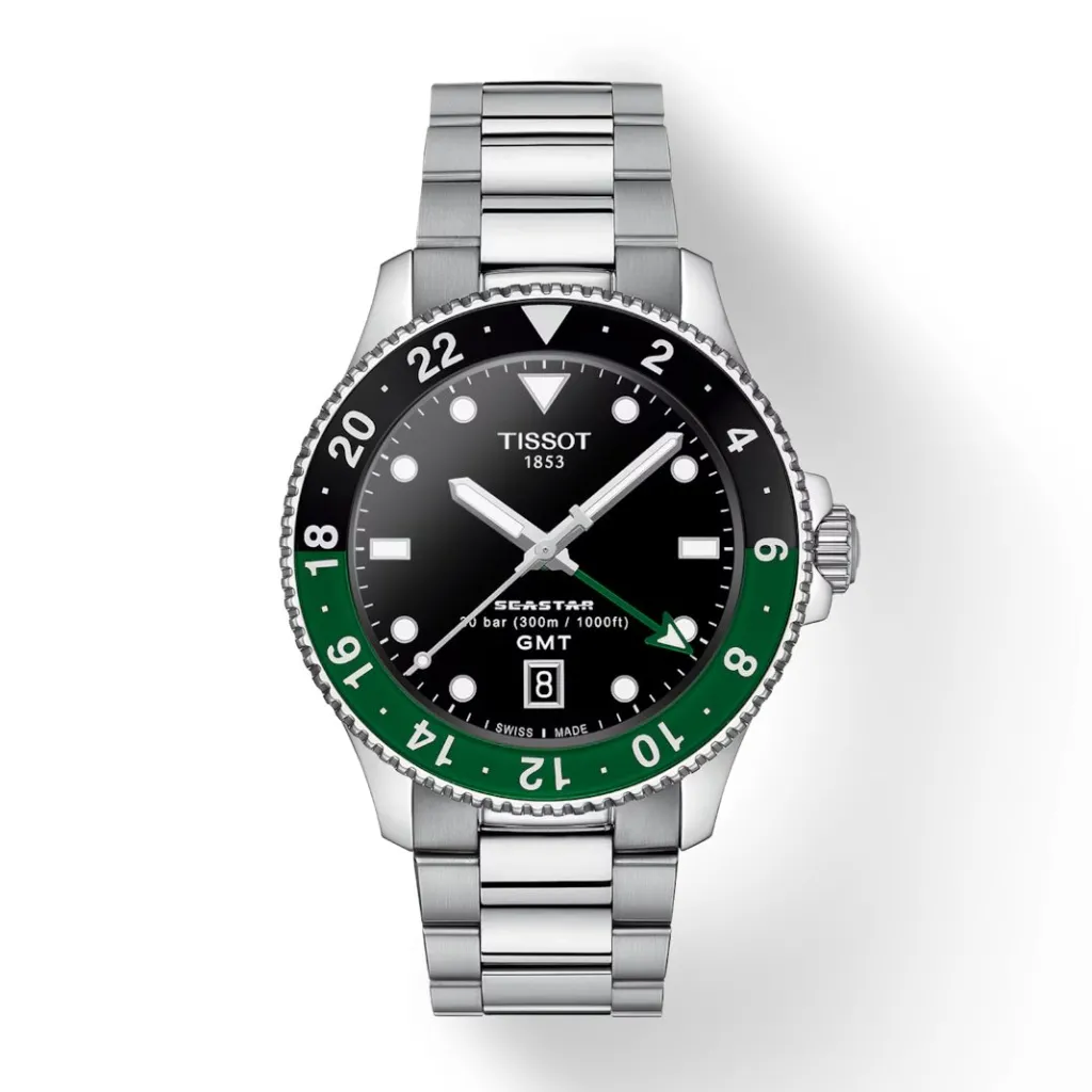 Online Seastar 1000 Quartz GMT sort Til Han