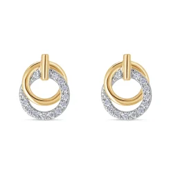 Best Tofarget gull diamantørepynt 0,13 ct Ørepynt