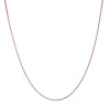 Clearance Veneziansk kjede roséforgylt sølv 1,0 mm Halssmykker