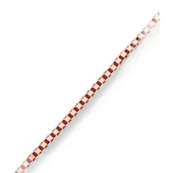 Clearance Veneziansk kjede roséforgylt sølv 1,0 mm Halssmykker