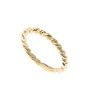 Outlet Vridd ring i gult gull Ringer
