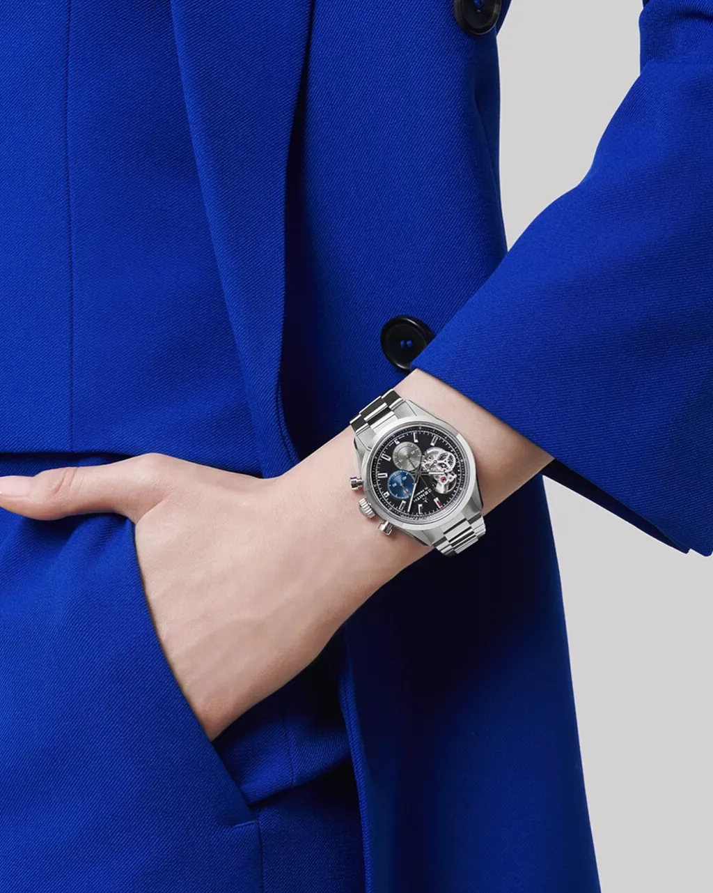 Fashion Chronomaster Open tricolor kronograf 39,5 mm Til Han