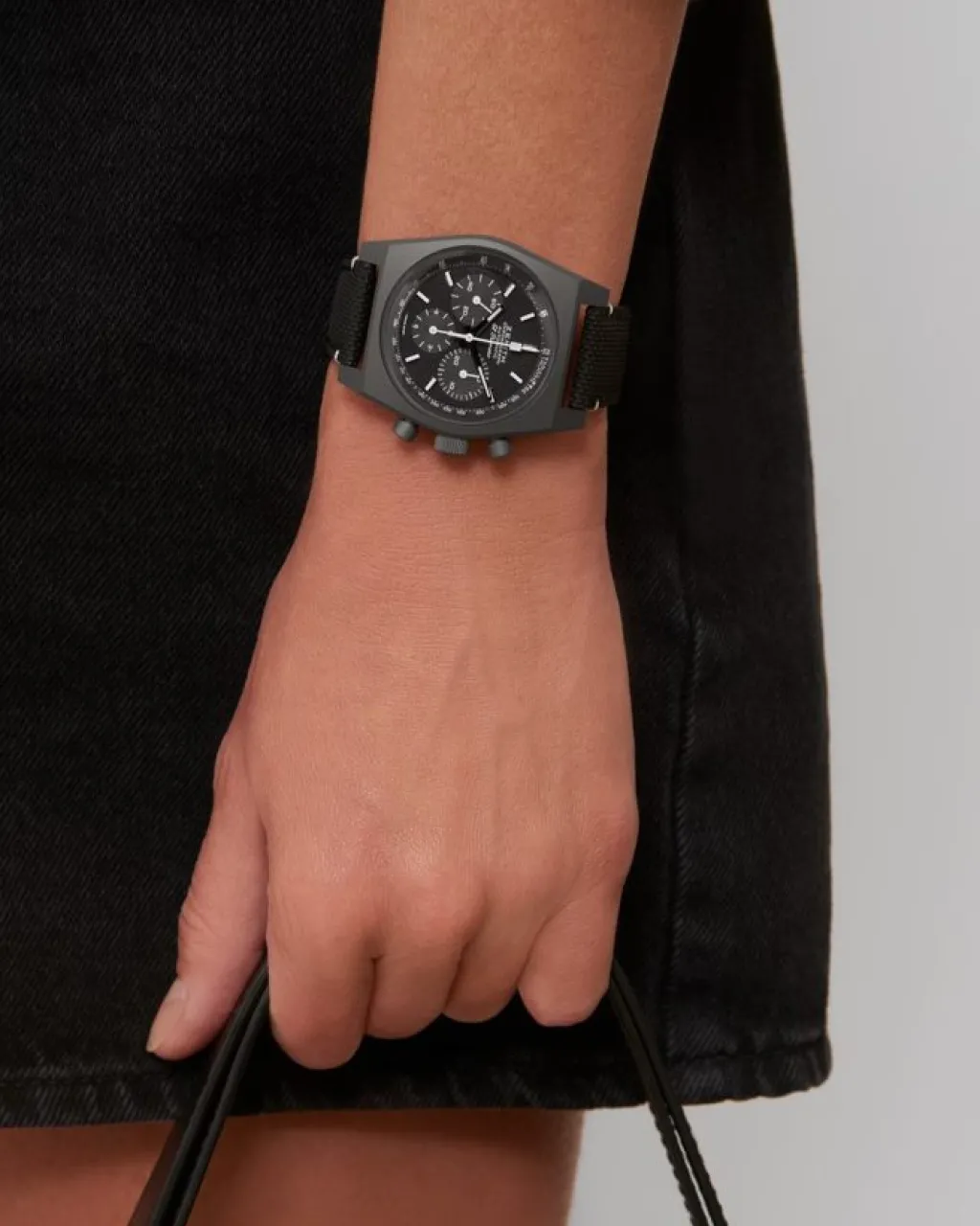 Fashion Chronomaster Revival Shadow svart 37 mm Til Han