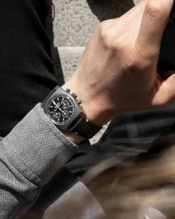 Fashion Chronomaster Revival Shadow svart 37 mm Til Han