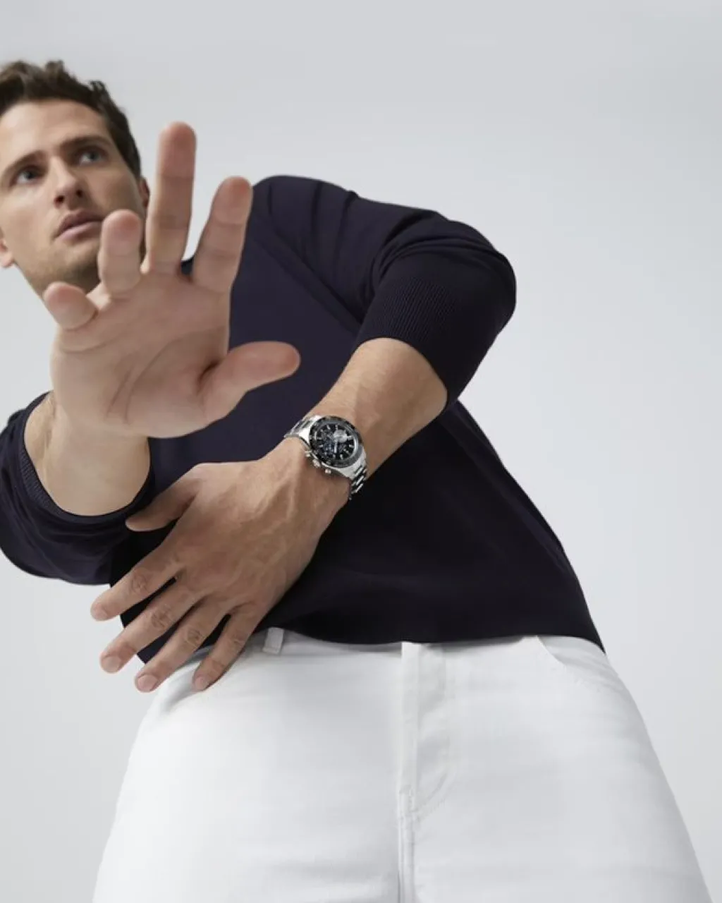 Fashion Chronomaster Sport svart 41 mm Til Han