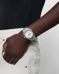 Sale Defy Skyline sølv skive 41 mm Til Han
