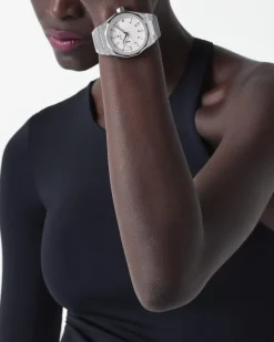 Sale Defy Skyline sølv skive 41 mm Til Han