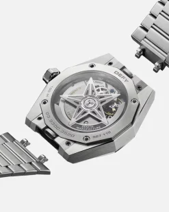 Sale Defy Skyline sølv skive 41 mm Til Han